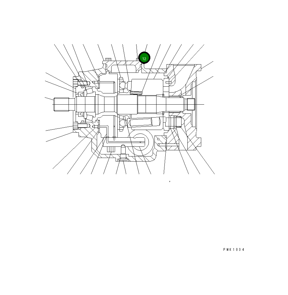 Болт TM8072-081 Komatsu