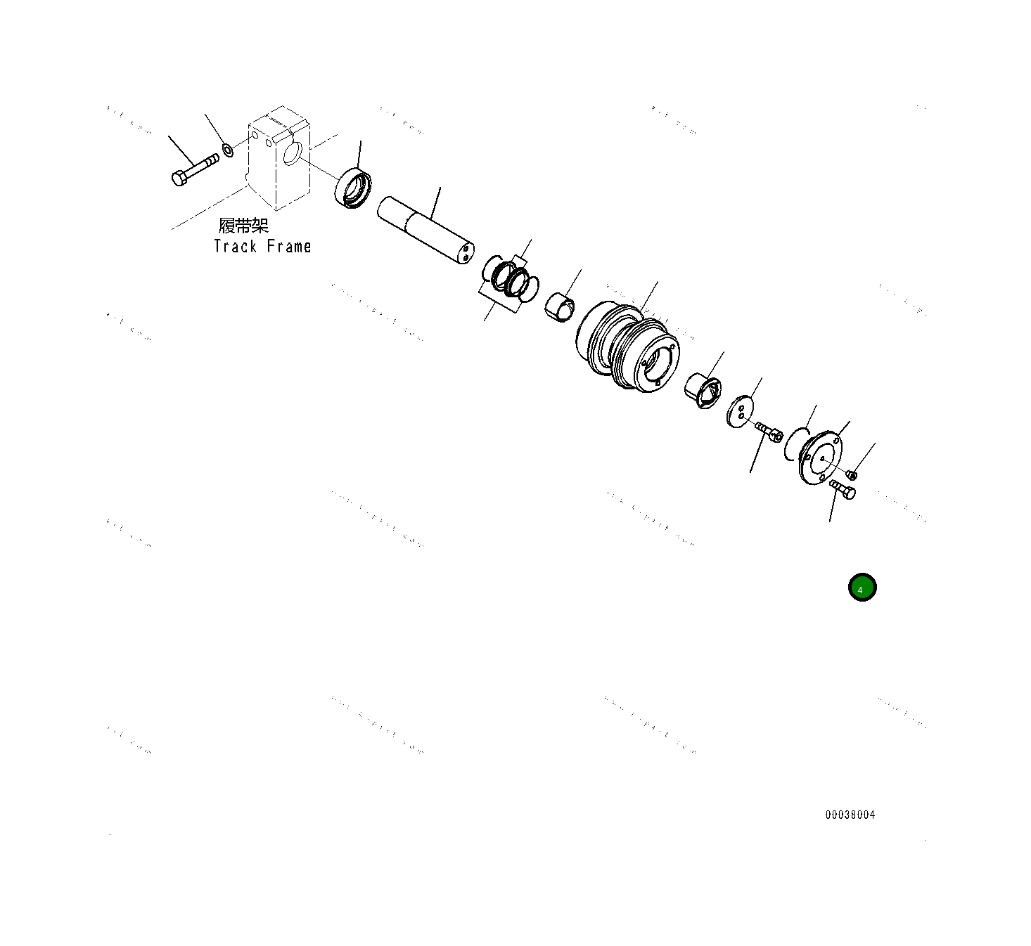 Крышка 207-30-D5341  Komatsu