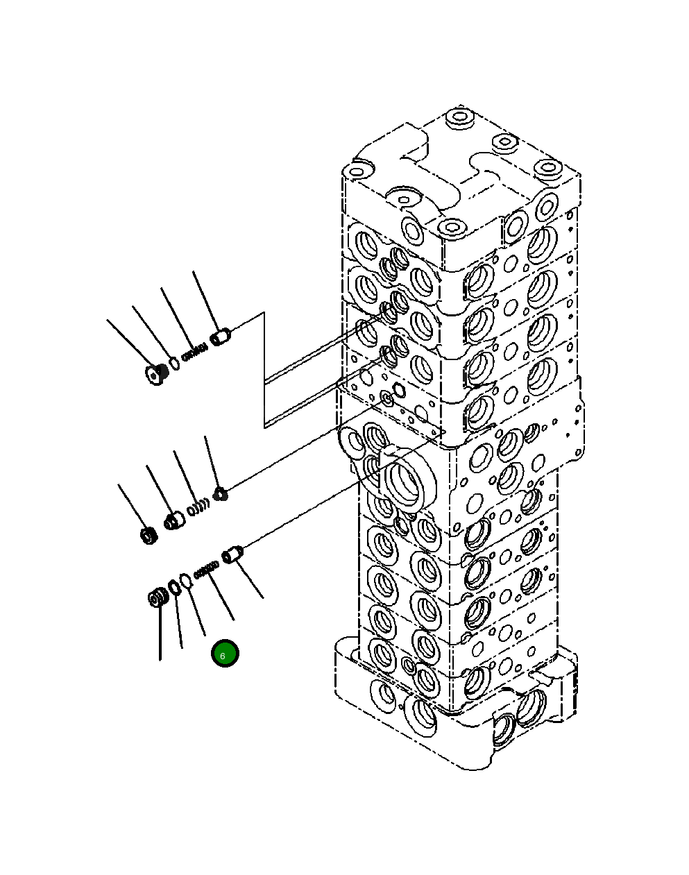 Кольцо уплотнительное (O-Ring) 07000-11OO8 Komatsu