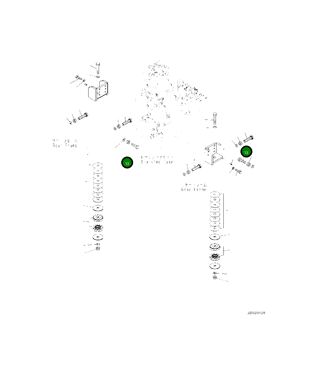 Болт 01017-52410 Komatsu