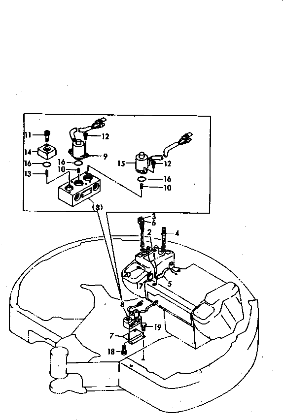 Болт YM172165-74820  Komatsu