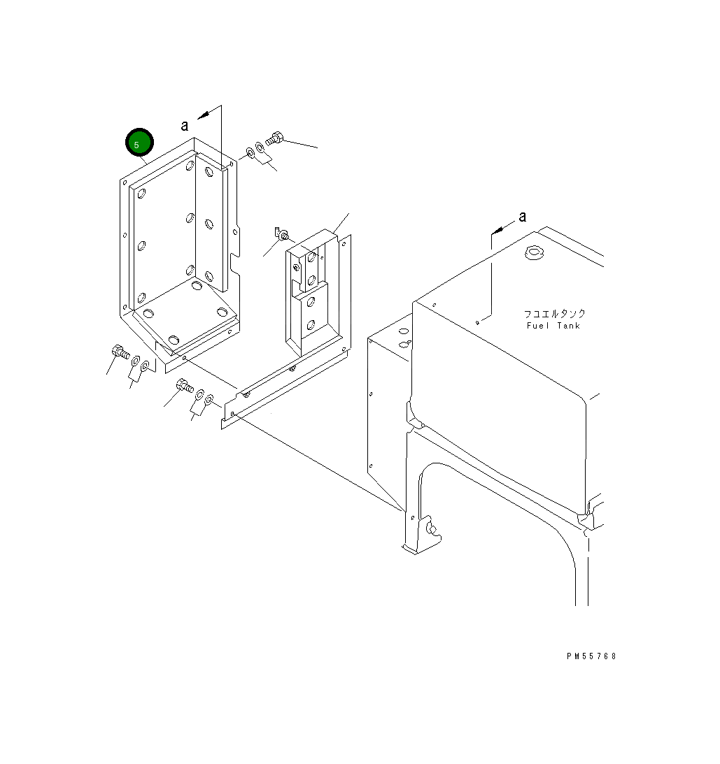 Крышка 234-54-48530 Komatsu