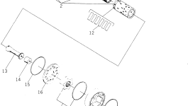 Вал BW055536 Komatsu