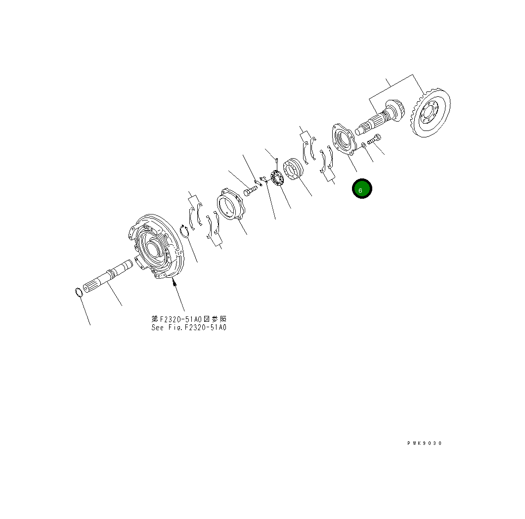 Крышка 134-15-63130 Komatsu