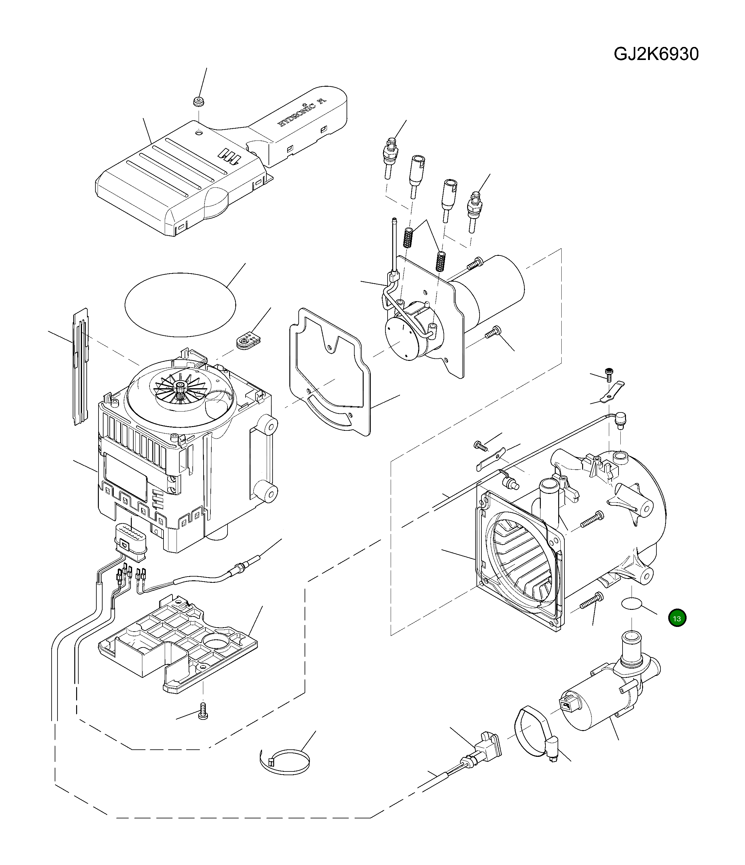 Кольцо уплотнительное (O-Ring) 20E-04-H0P13 Komatsu