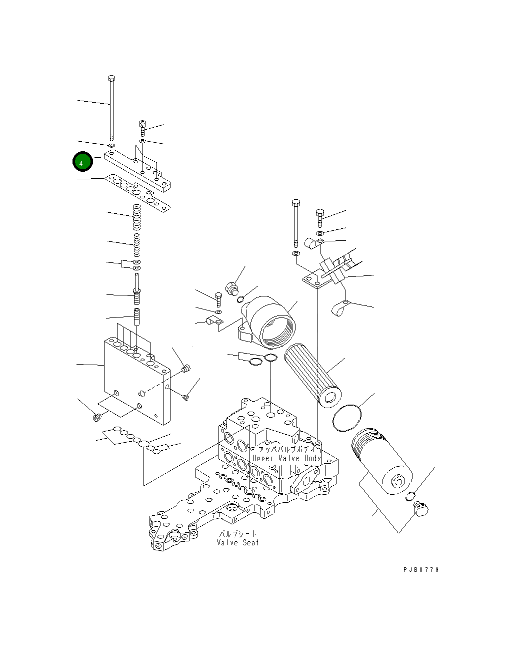 Крышка 17A-15-15150  Komatsu