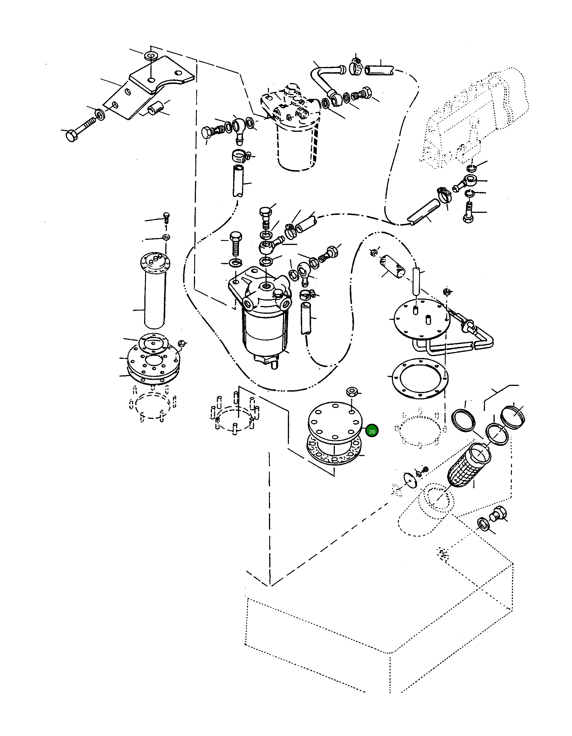 Крышка 4202915M1  Komatsu