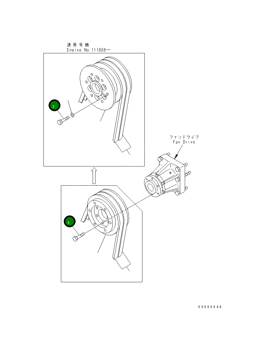 Болт 01010-01060 Komatsu