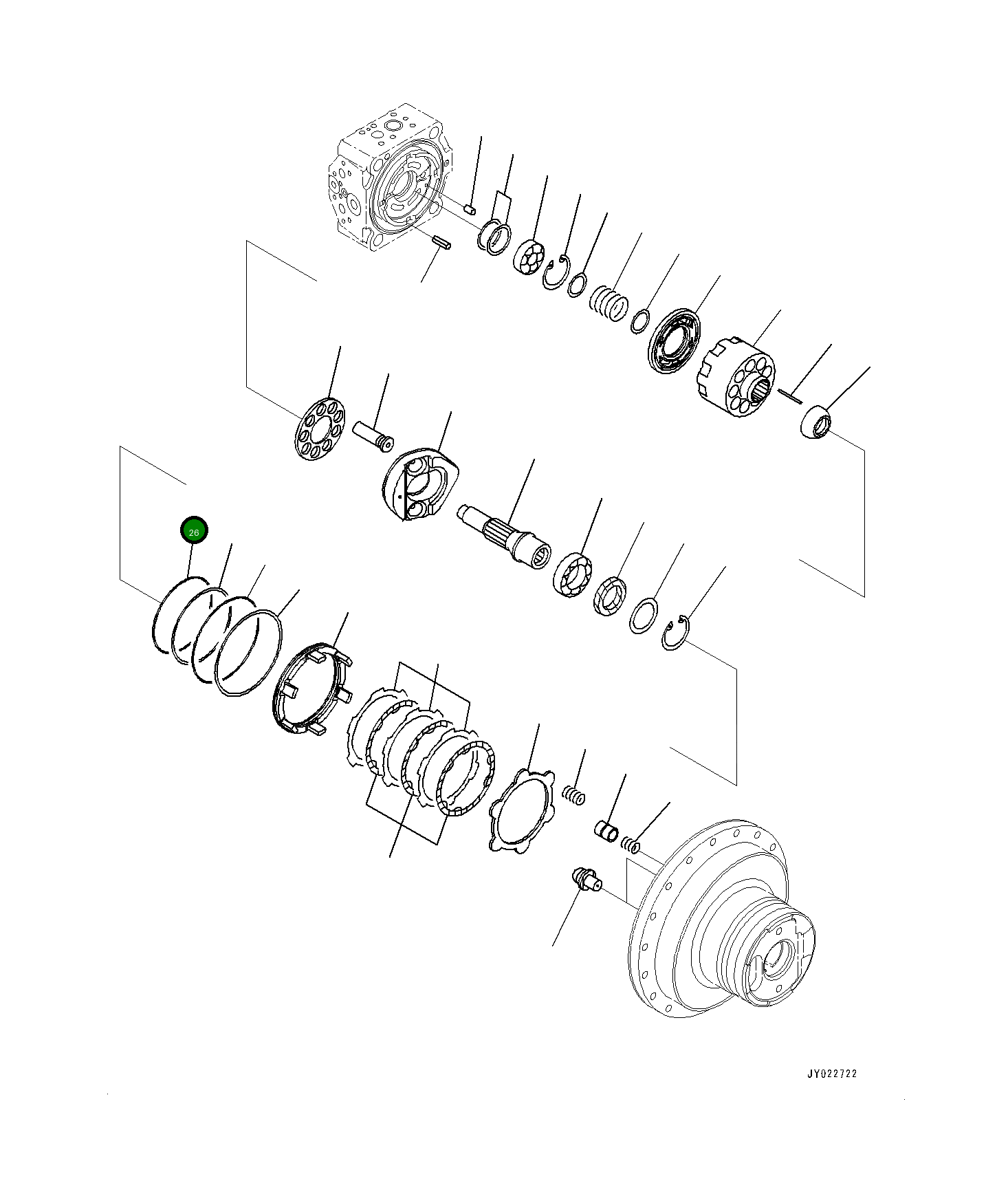 Кольцо уплотнительное (O-Ring) 7088F35160 Komatsu