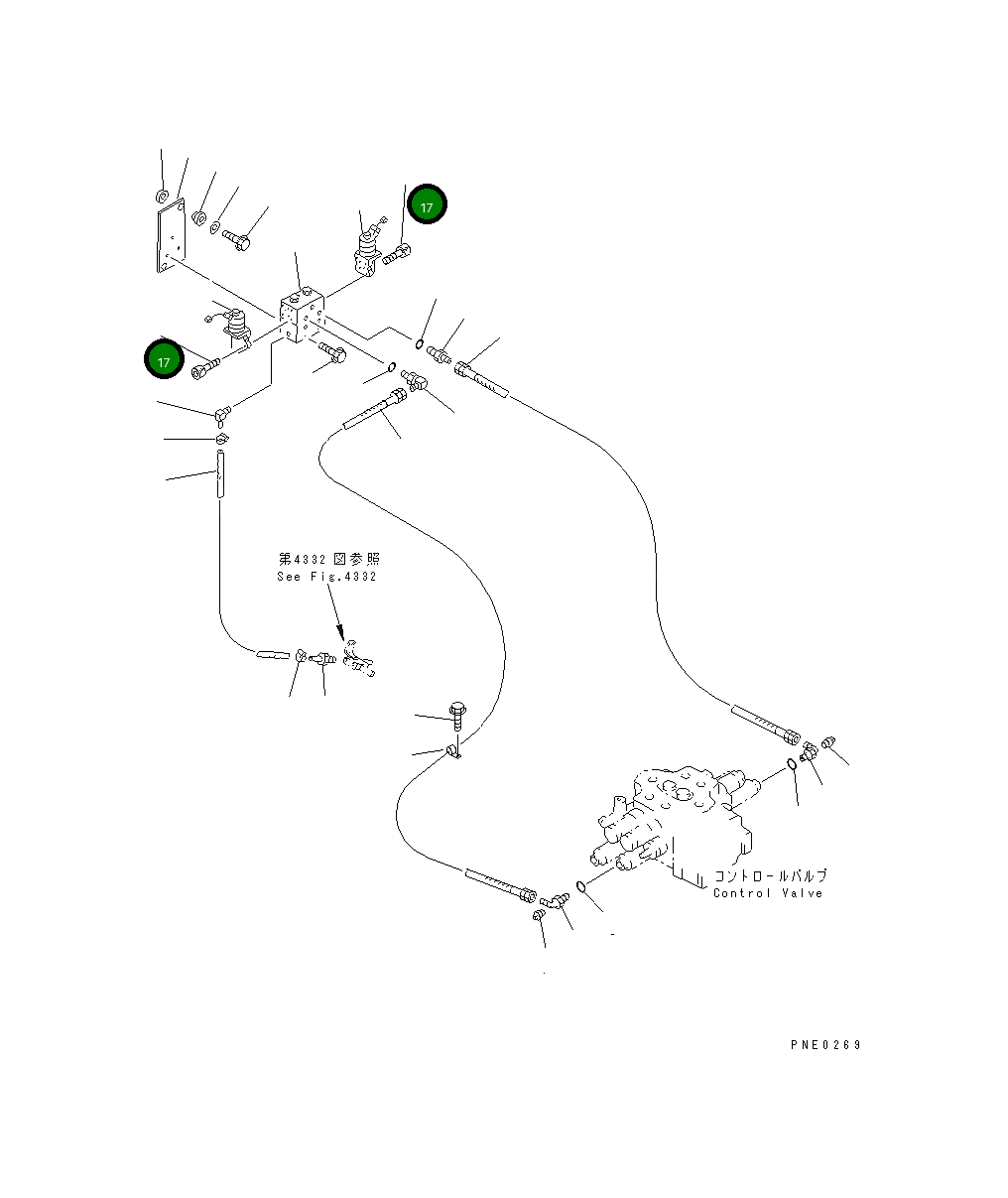 Болт 01252-40418 Komatsu