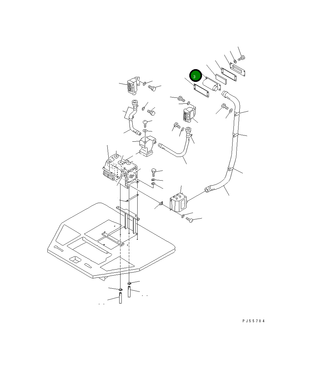 Крышка 234-809-3220  Komatsu