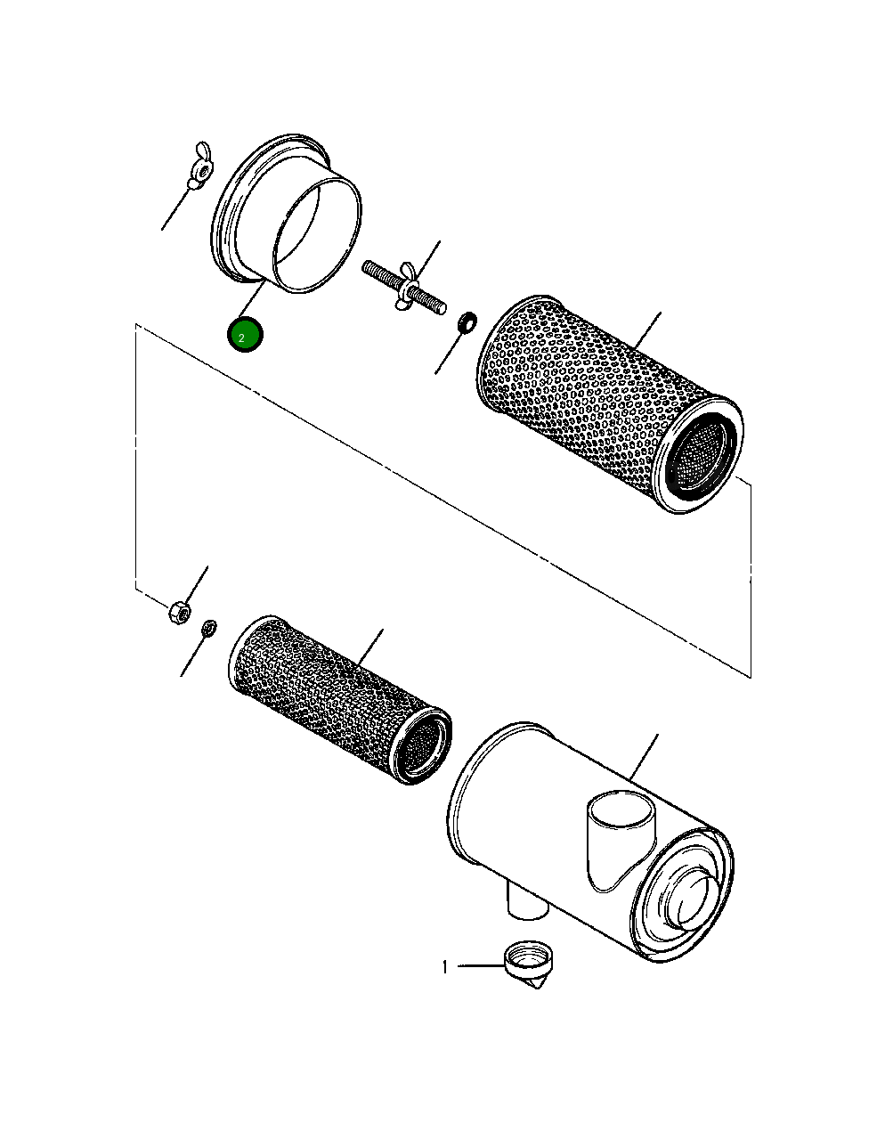 Крышка 1262 086 H1 Komatsu