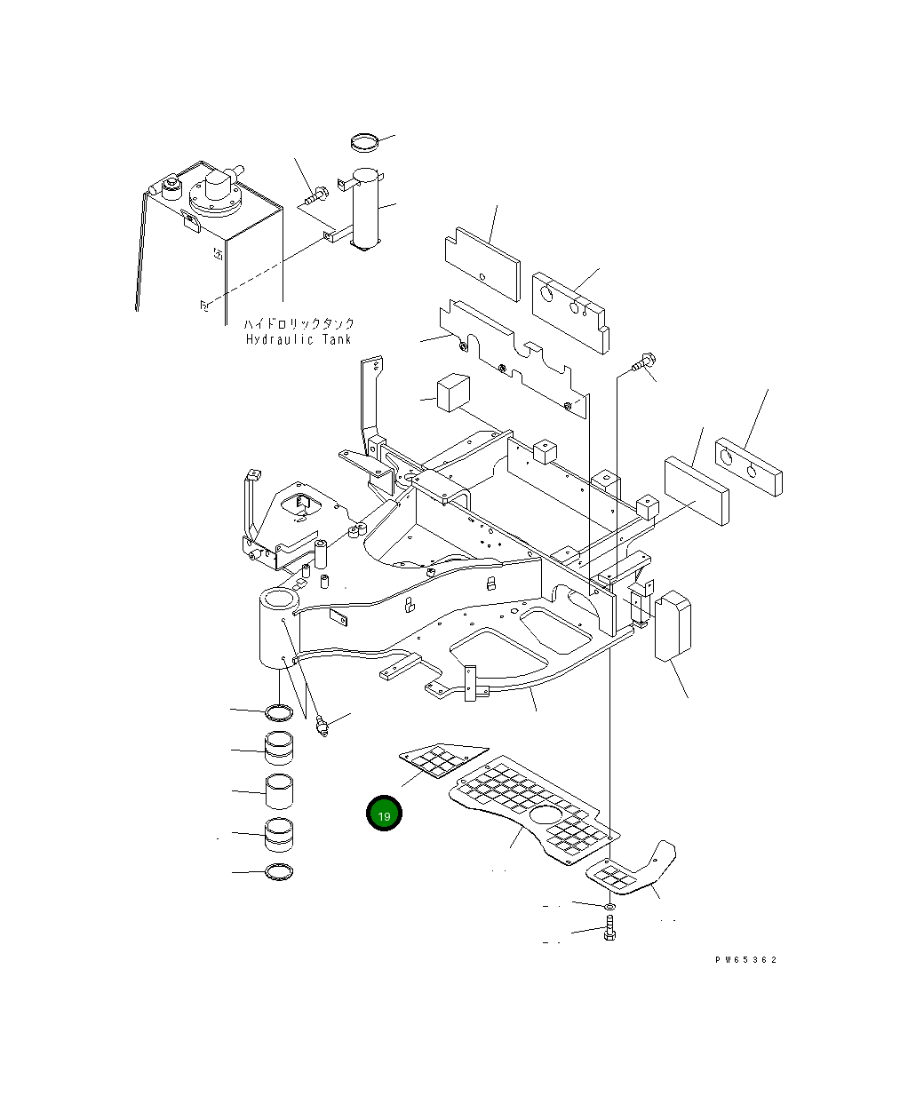 Крышка 22K-959-1430 Komatsu