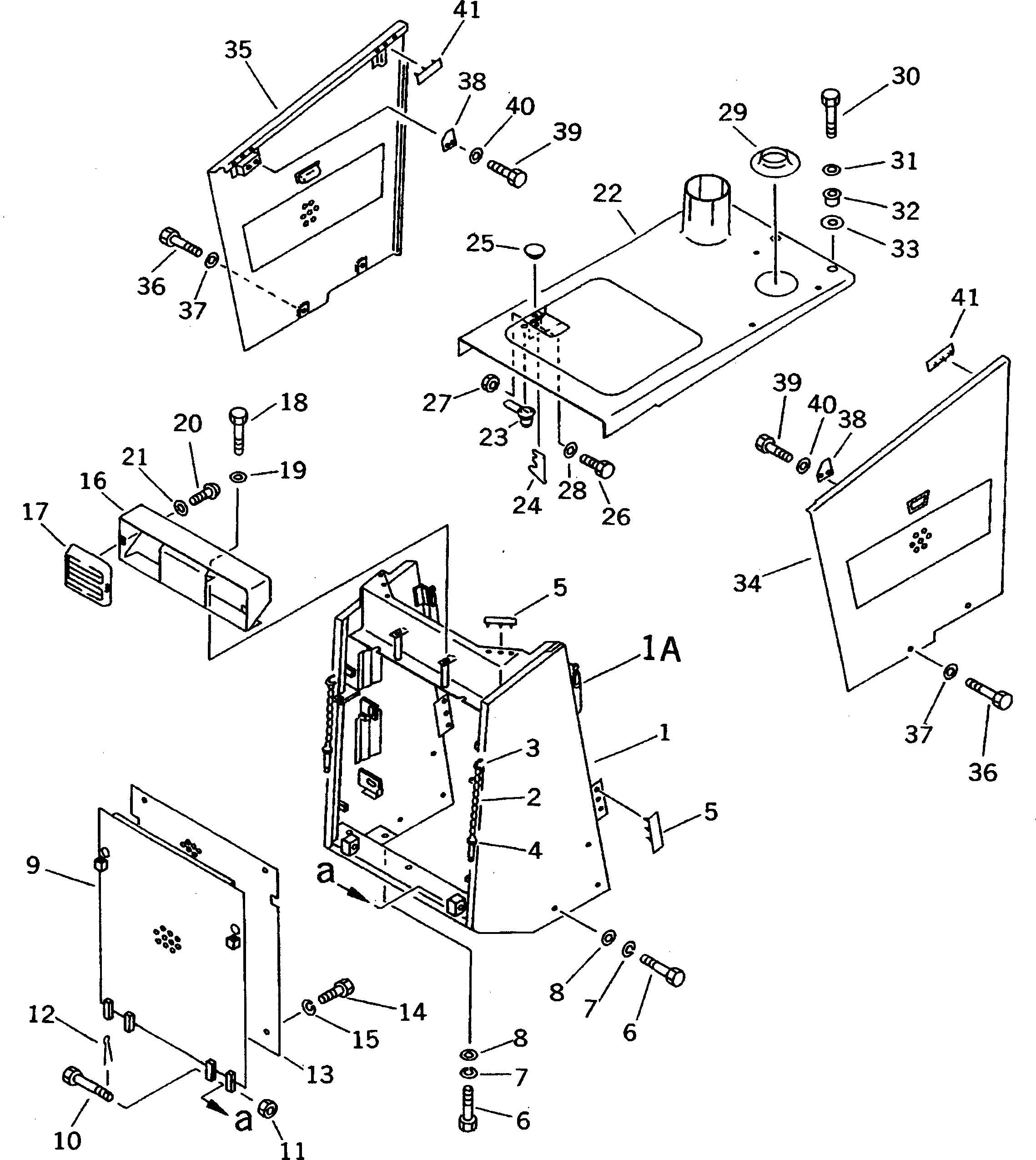 Крышка 114-54-42160  Komatsu