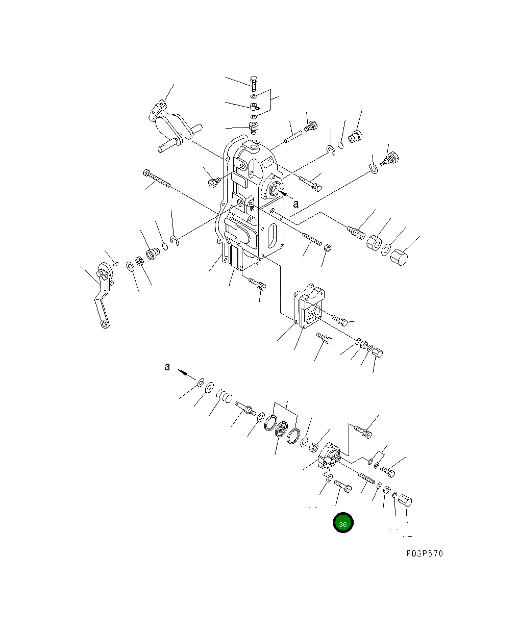 Болт DK020106-2240  Komatsu