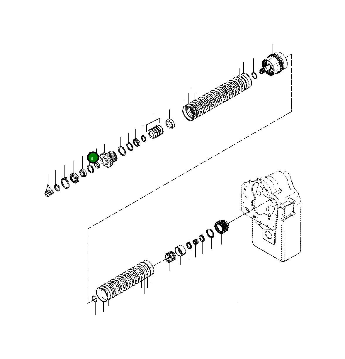Кольцо 1213 677 C1  Komatsu
