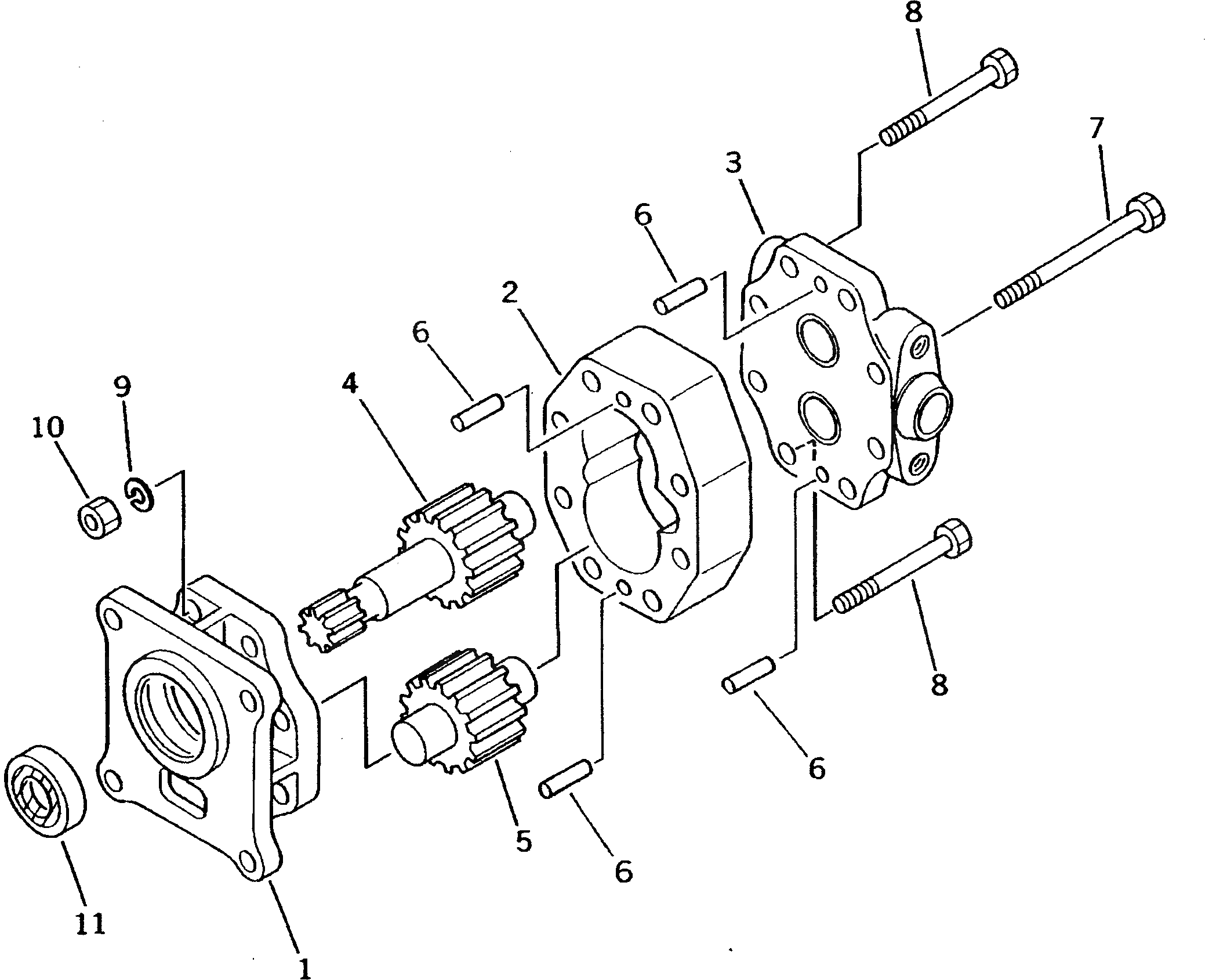 Болт 07426-11080 Komatsu
