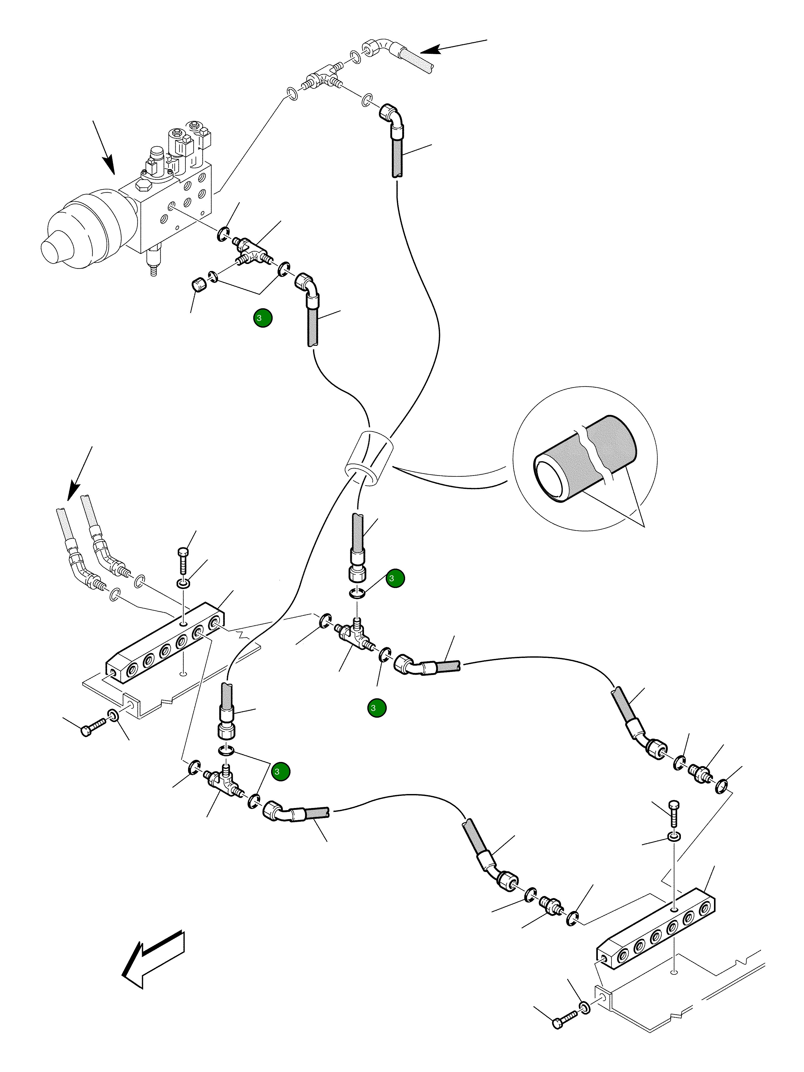 Кольцо уплотнительное (O-Ring) 855670016 Komatsu
