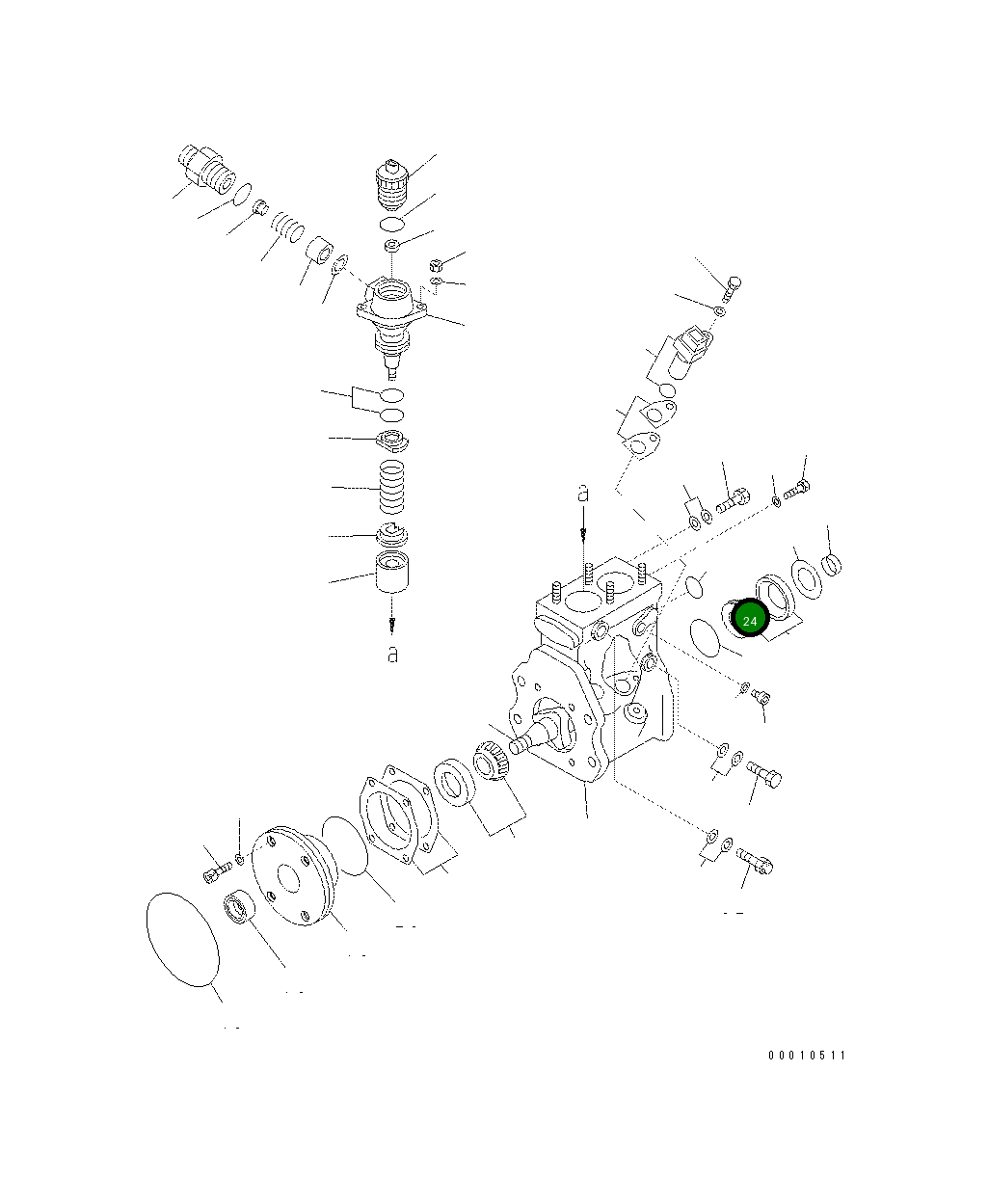 Кольцо уплотнительное (O-Ring) ND094086-0110 Komatsu