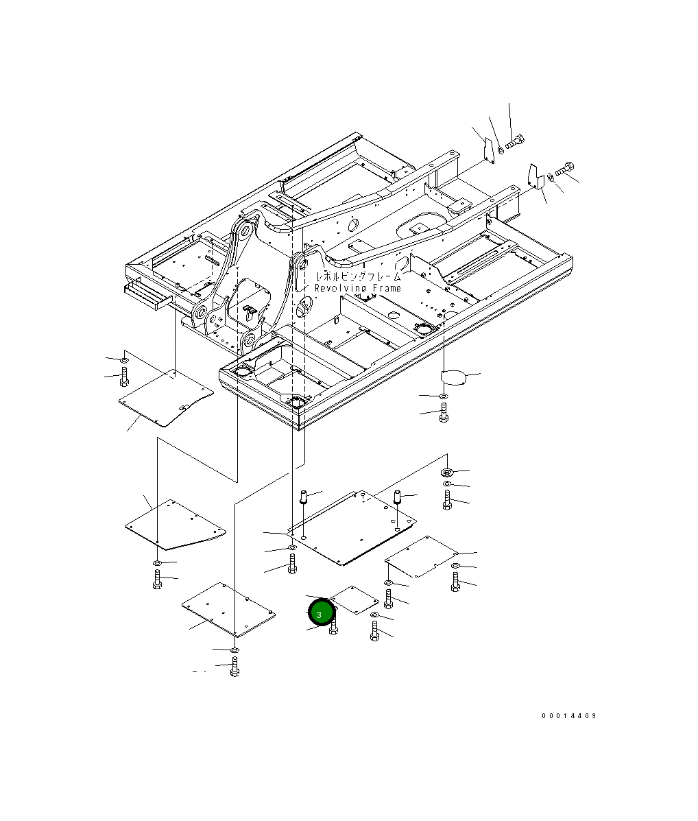 Крышка 20Y-54-61870 Komatsu