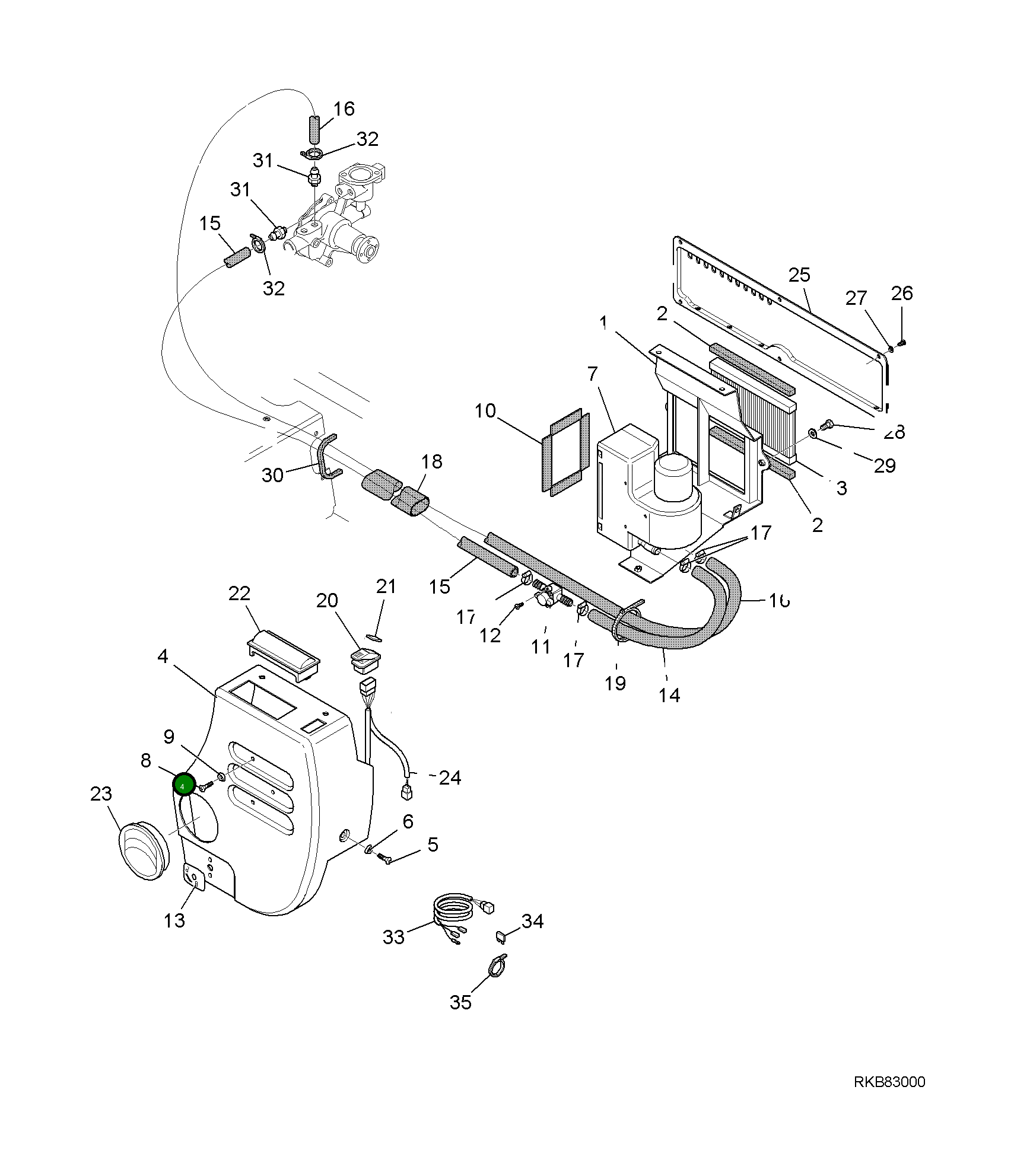 Крышка 37D-942-1122  Komatsu