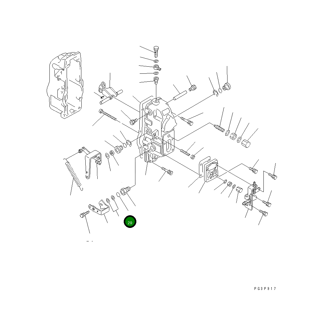 Кольцо уплотнительное (O-Ring) DK139710-0400 Komatsu