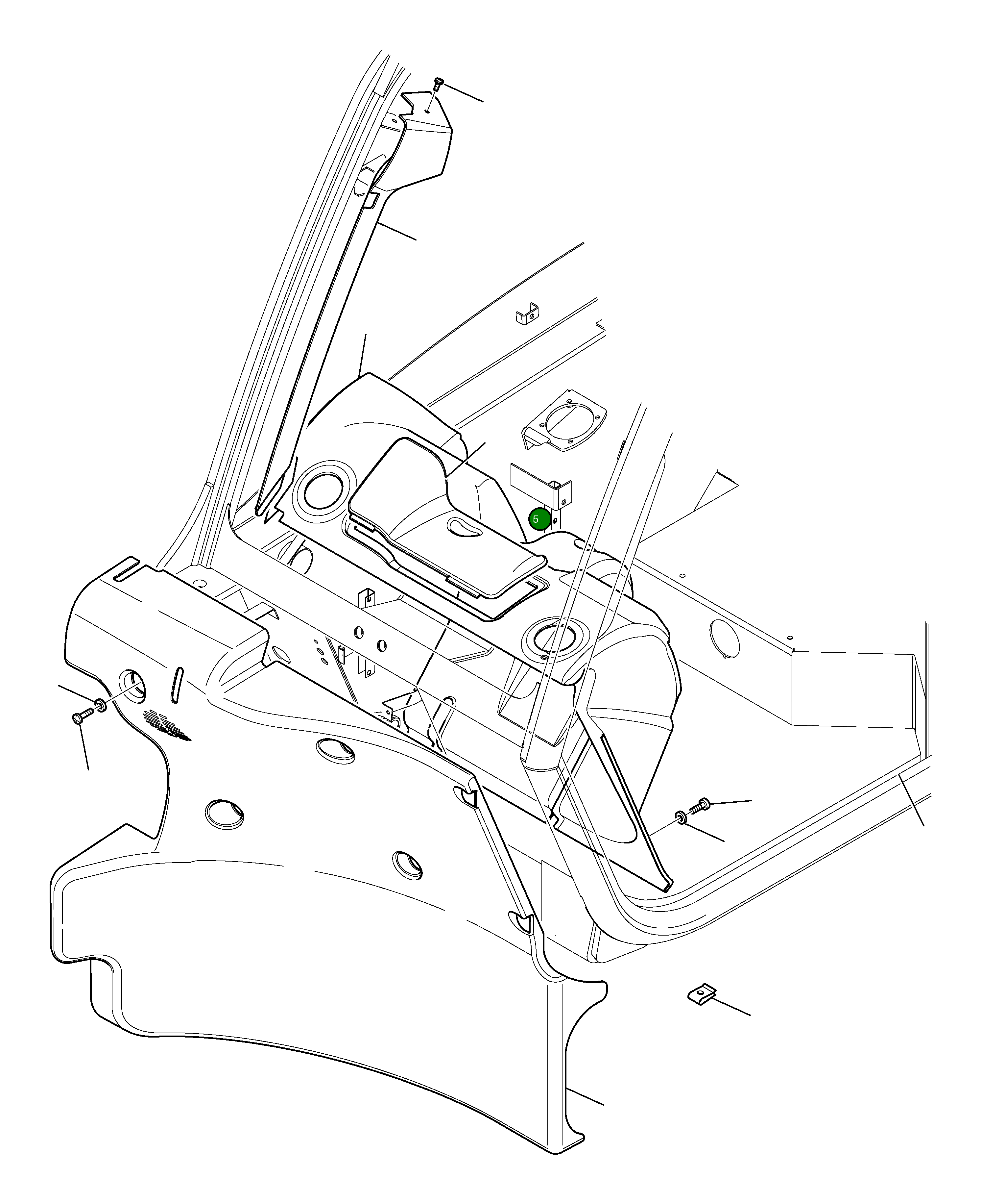 Крышка 395-56-11570 Komatsu