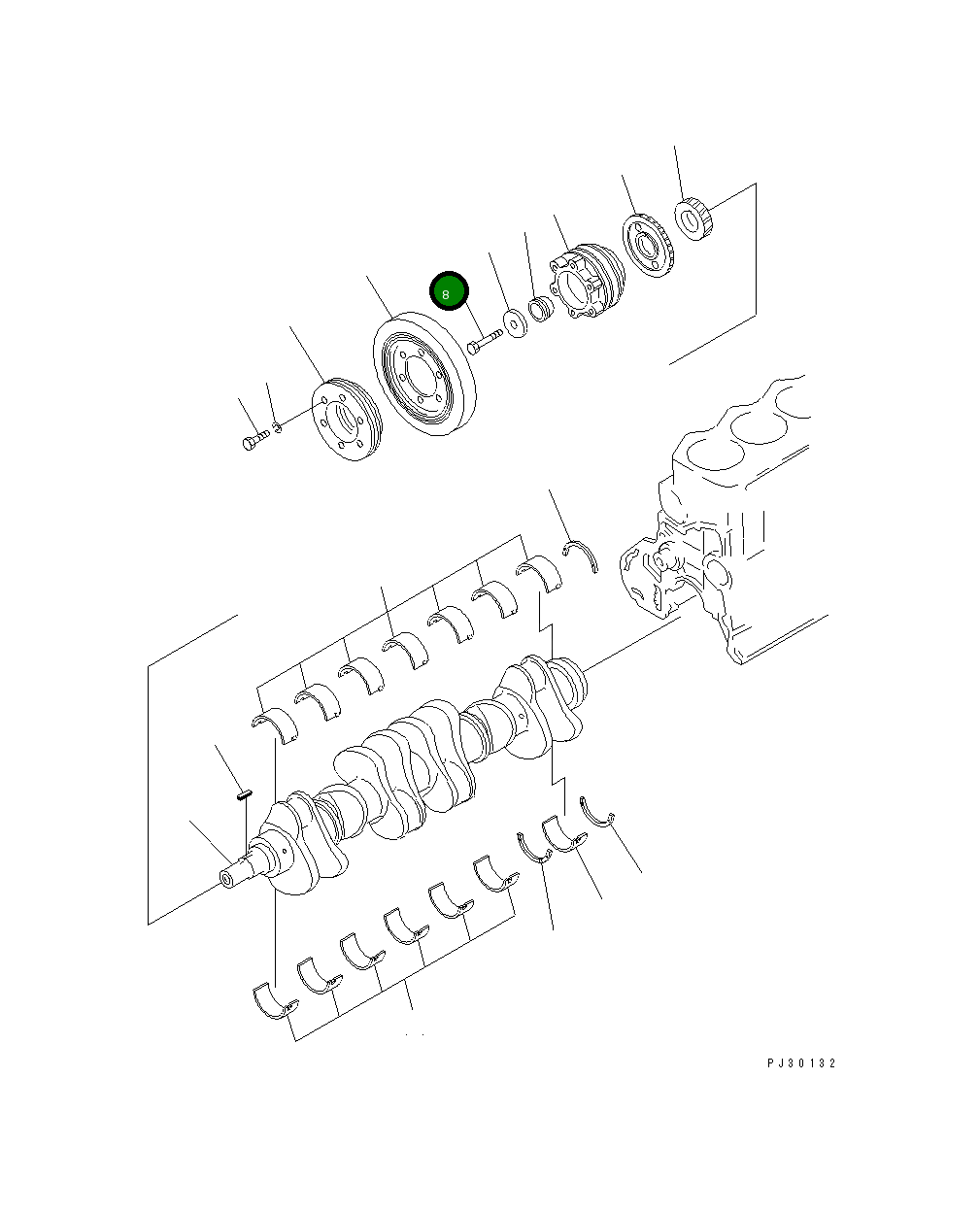 Болт 01050-51845 Komatsu