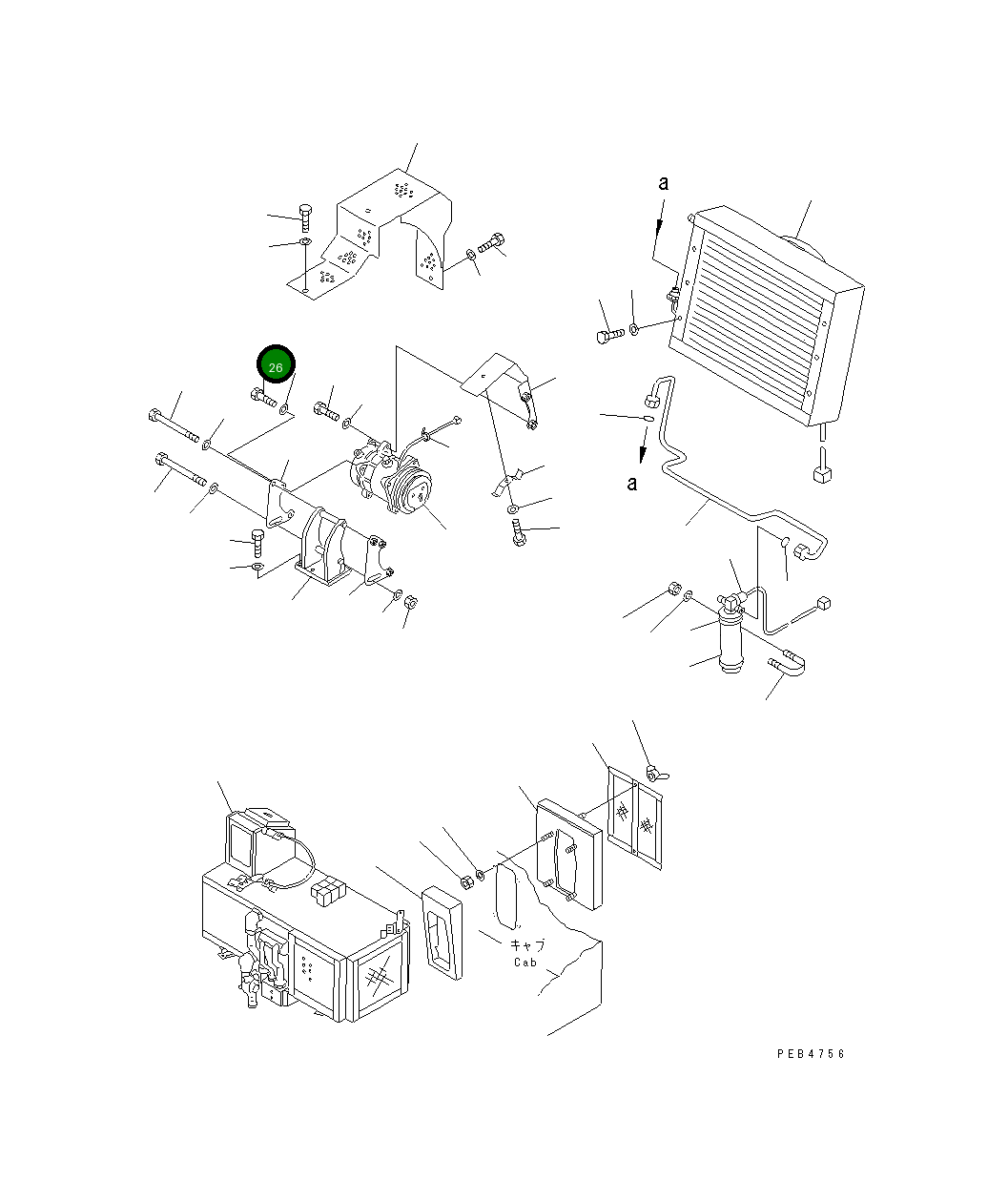 Болт 01017-51040 Komatsu