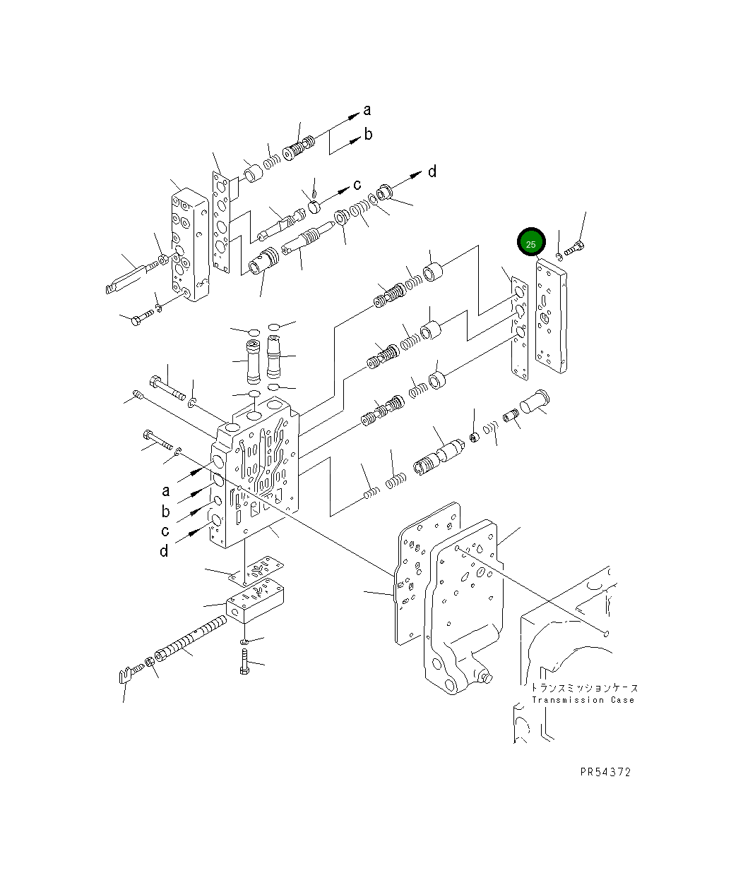 Крышка 232-15-15380  Komatsu