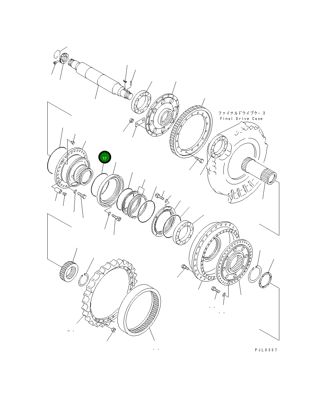 Кольцо уплотнительное (O-Ring) 07000-45400 Komatsu