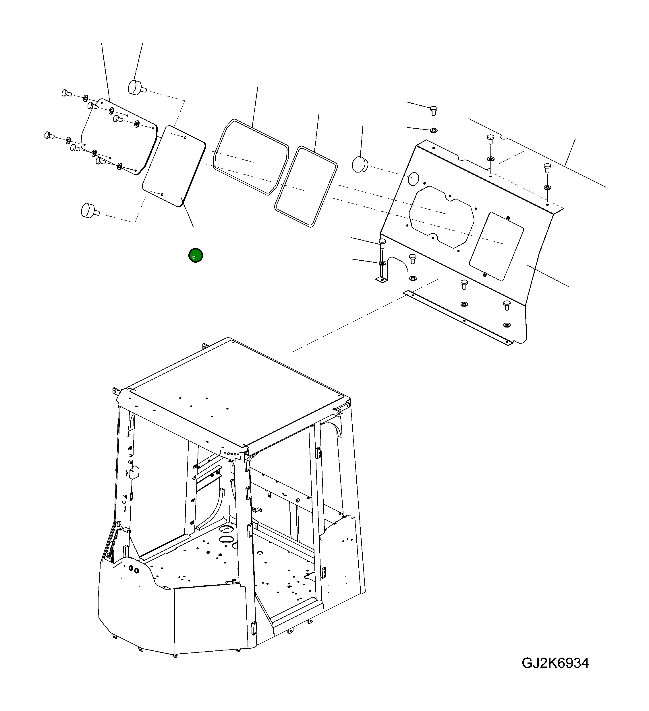 Крышка 423-56-H3370  Komatsu