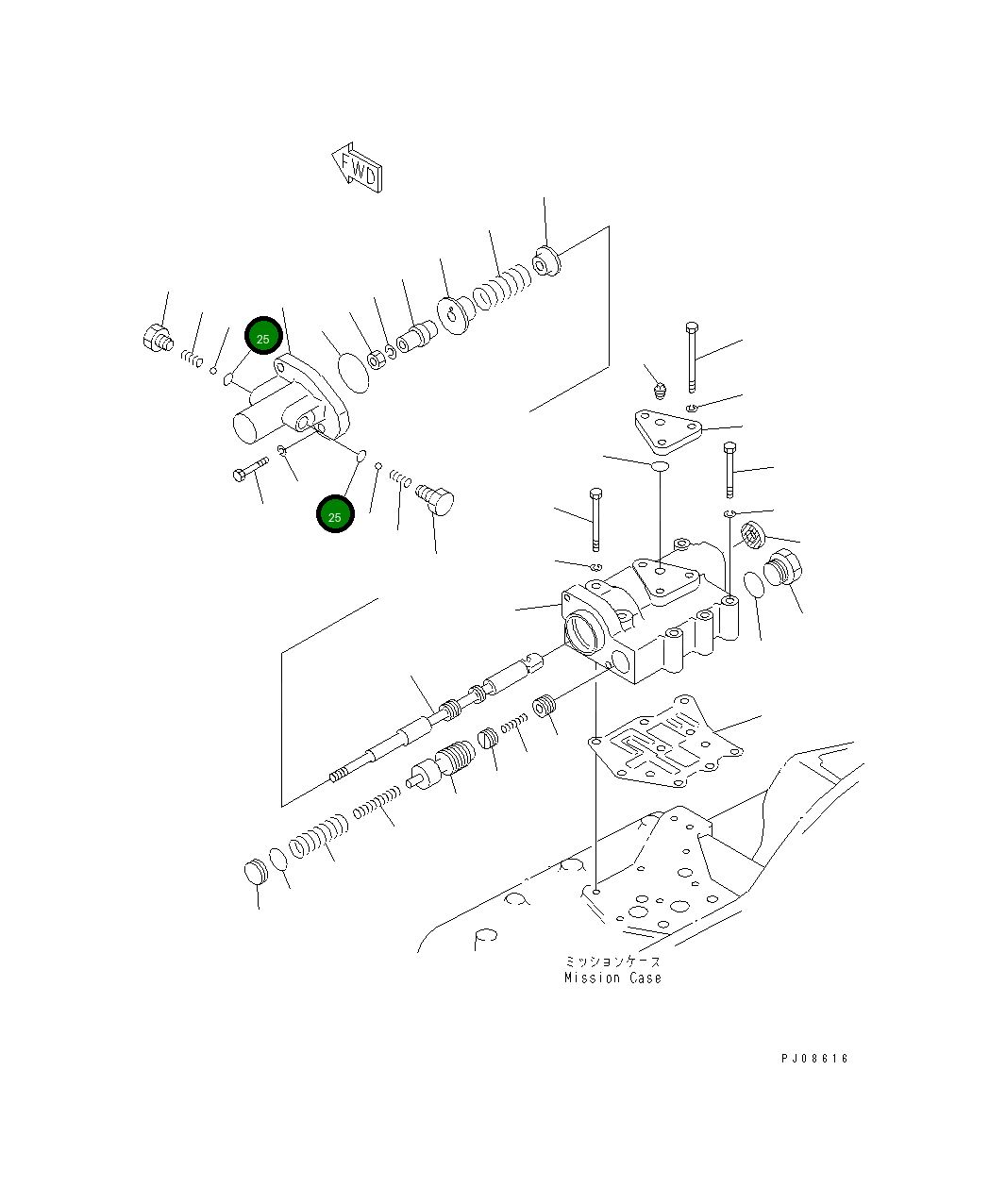 Кольцо уплотнительное (O-Ring) 07002-21223  Komatsu