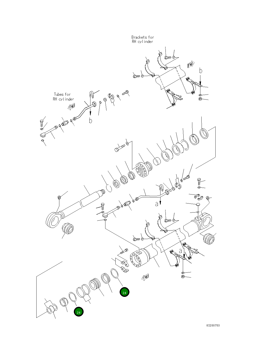 Кольцо 707-44-22920 Komatsu