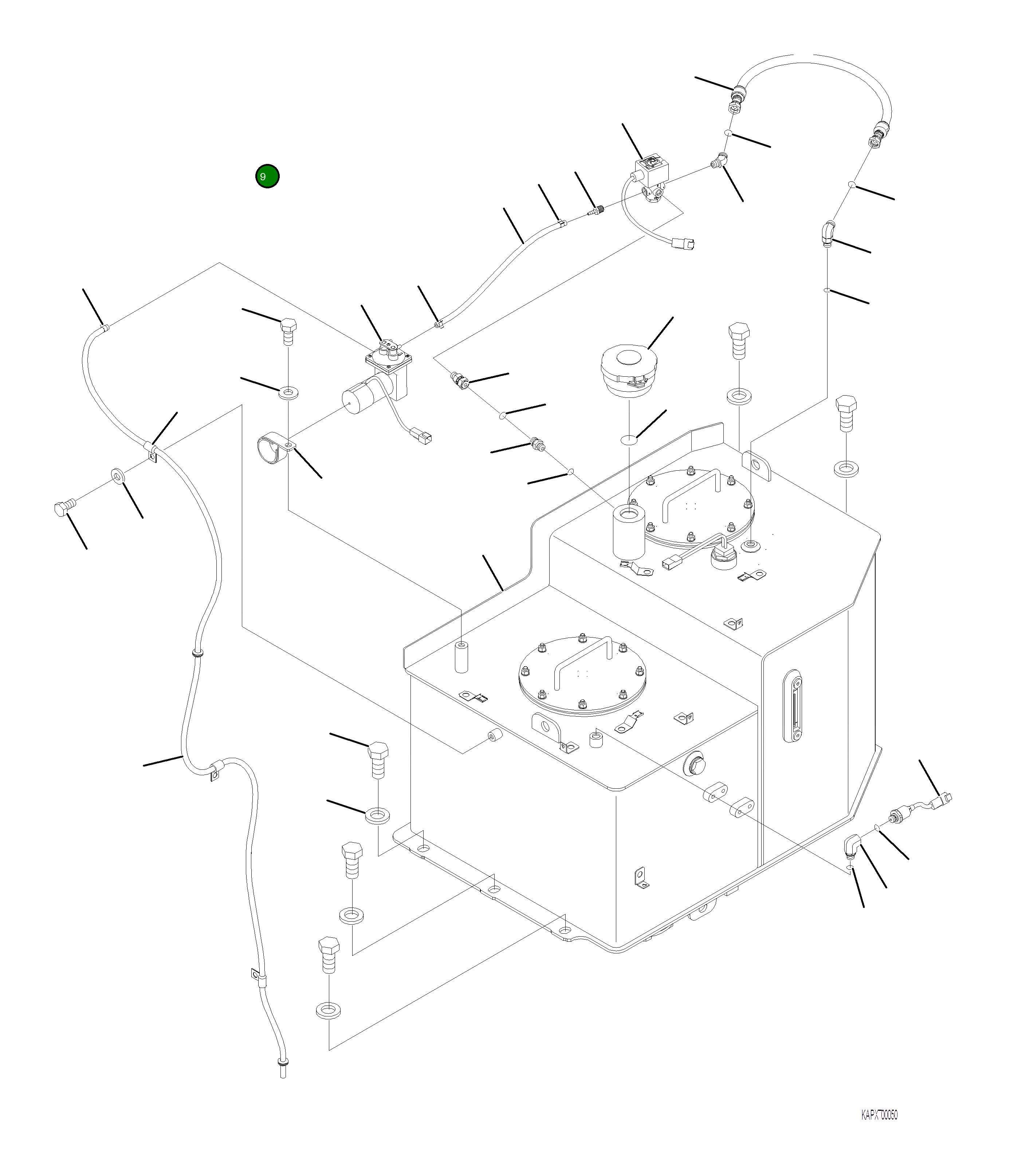 Кольцо уплотнительное (O-Ring) 4A1-60-22530 Komatsu