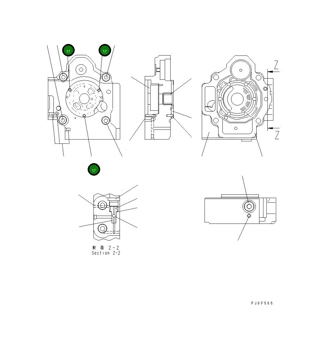 Болт UC1100534095 Komatsu