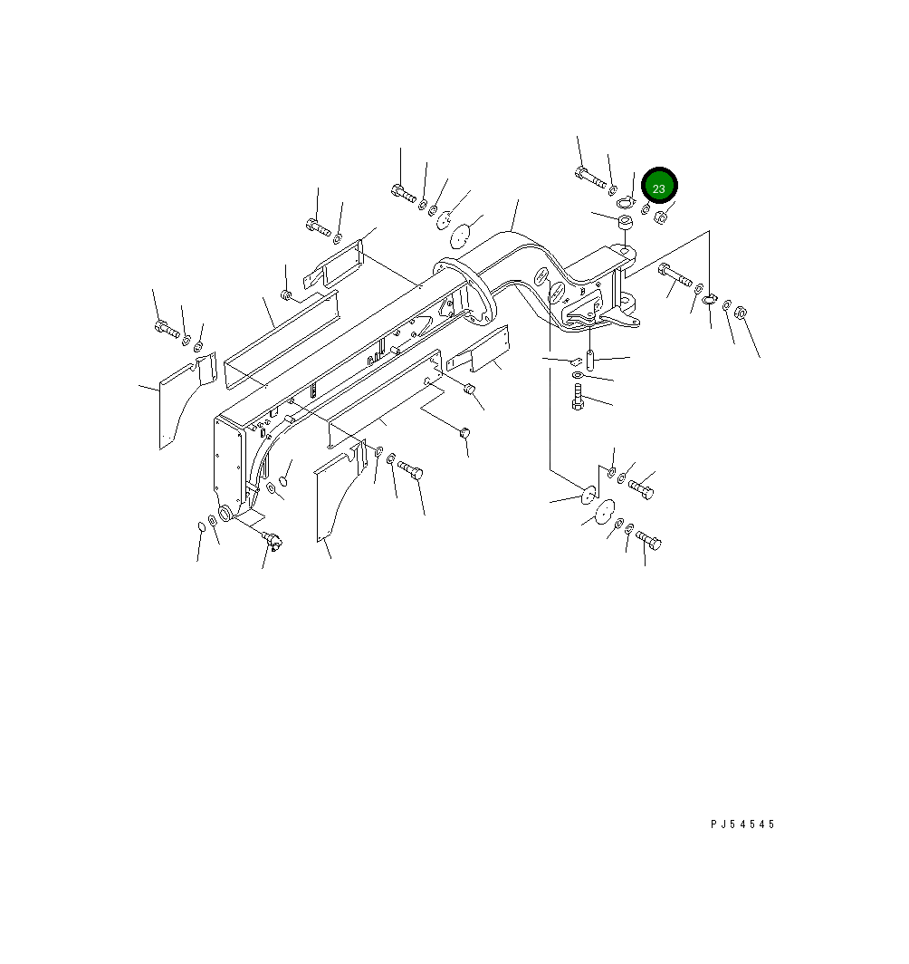 Кольцо уплотнительное (O-Ring) 235-46-11470  Komatsu