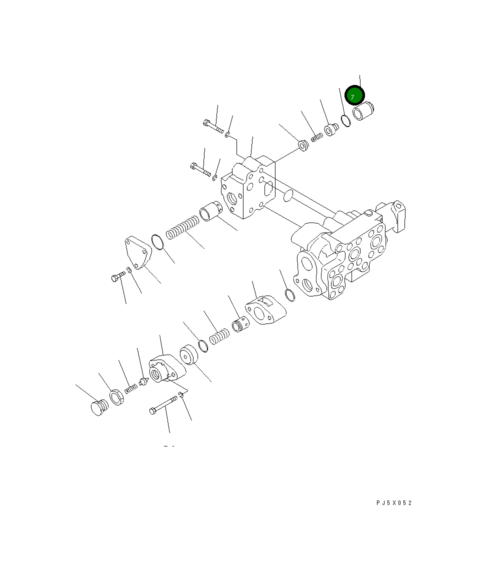 Кольцо уплотнительное (O-Ring) 07000-52018  Komatsu