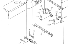 Стойка 195-54-14146 Komatsu
