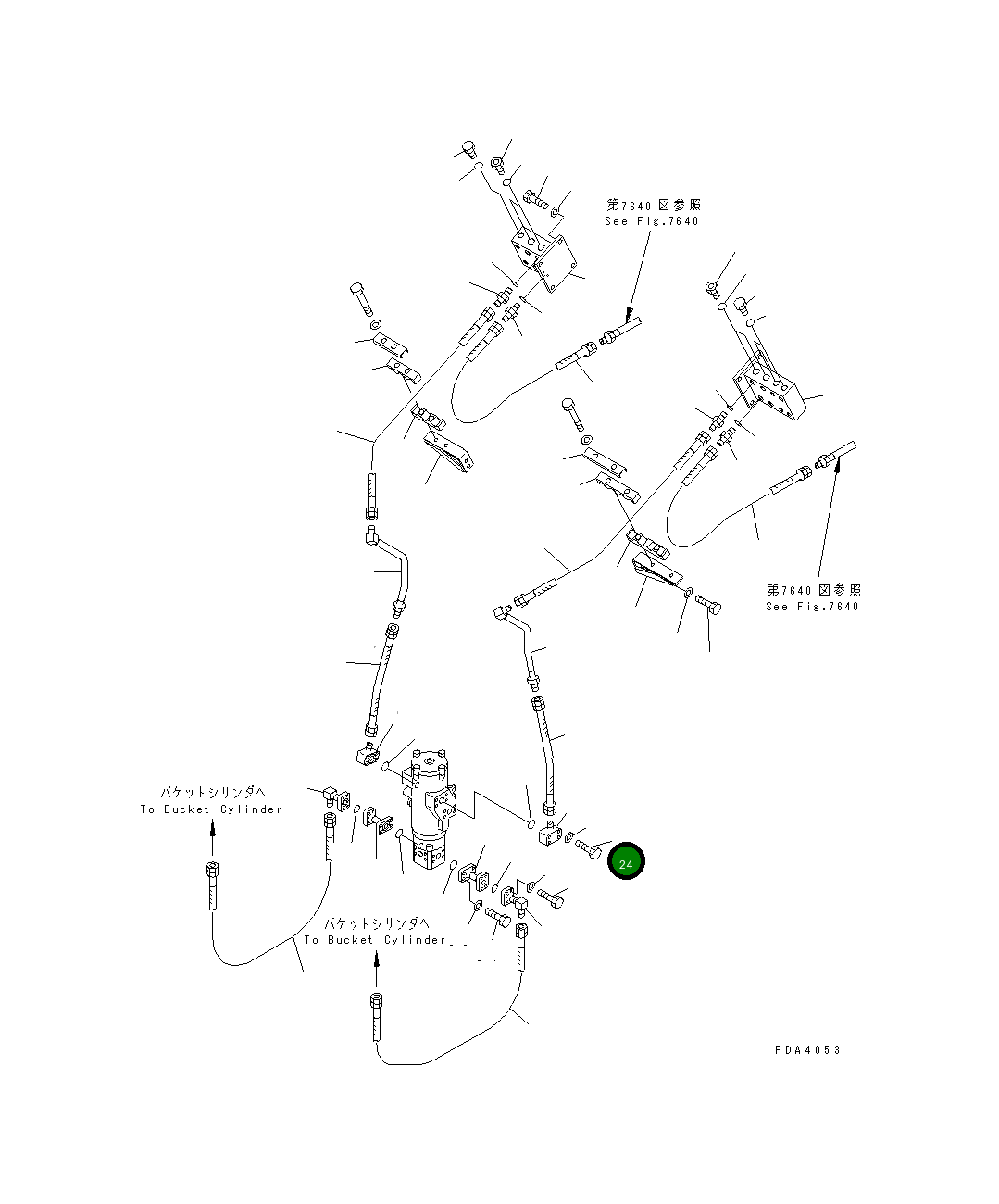 Болт 07372-51055 Komatsu