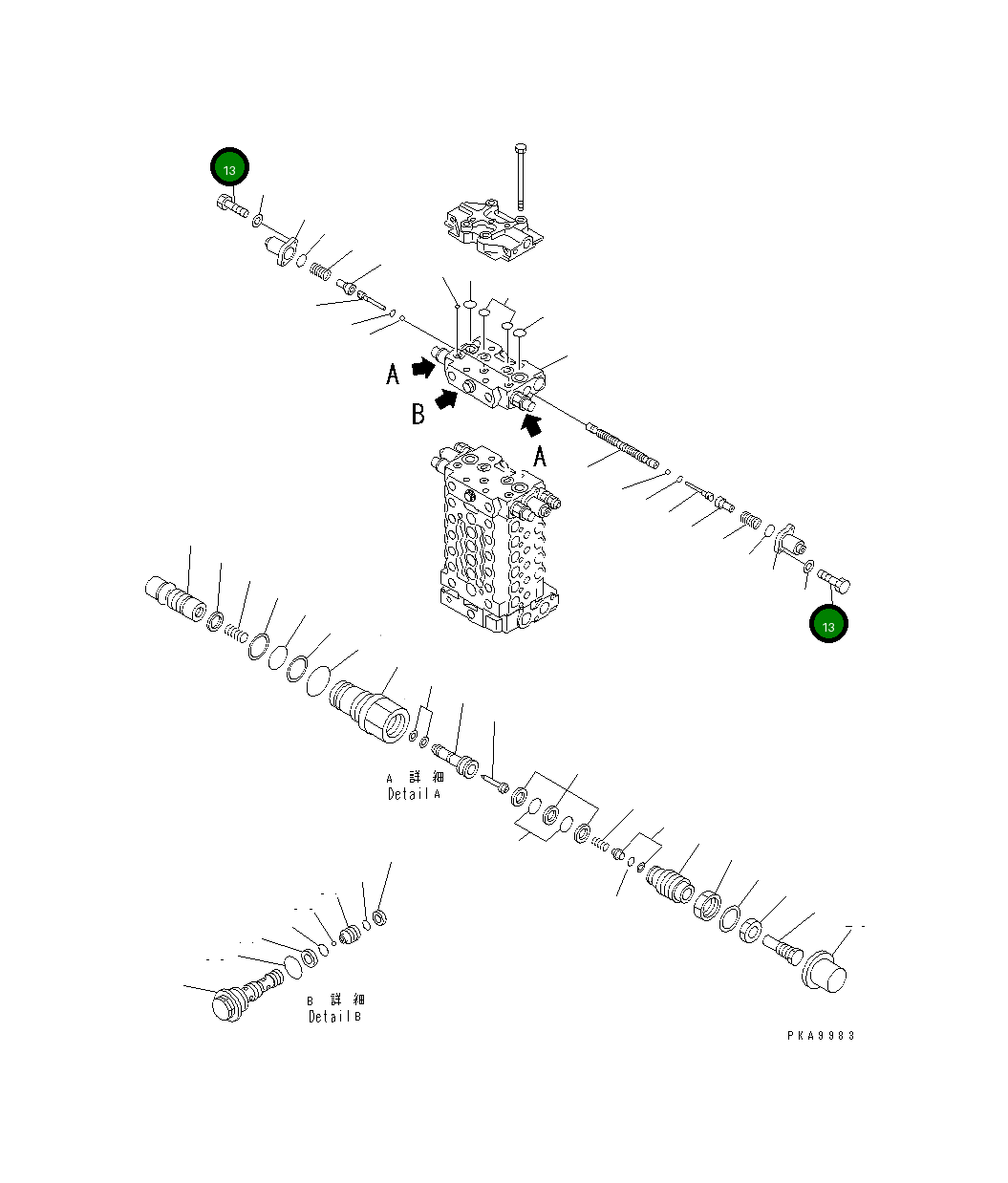 Болт 01252-30622  Komatsu