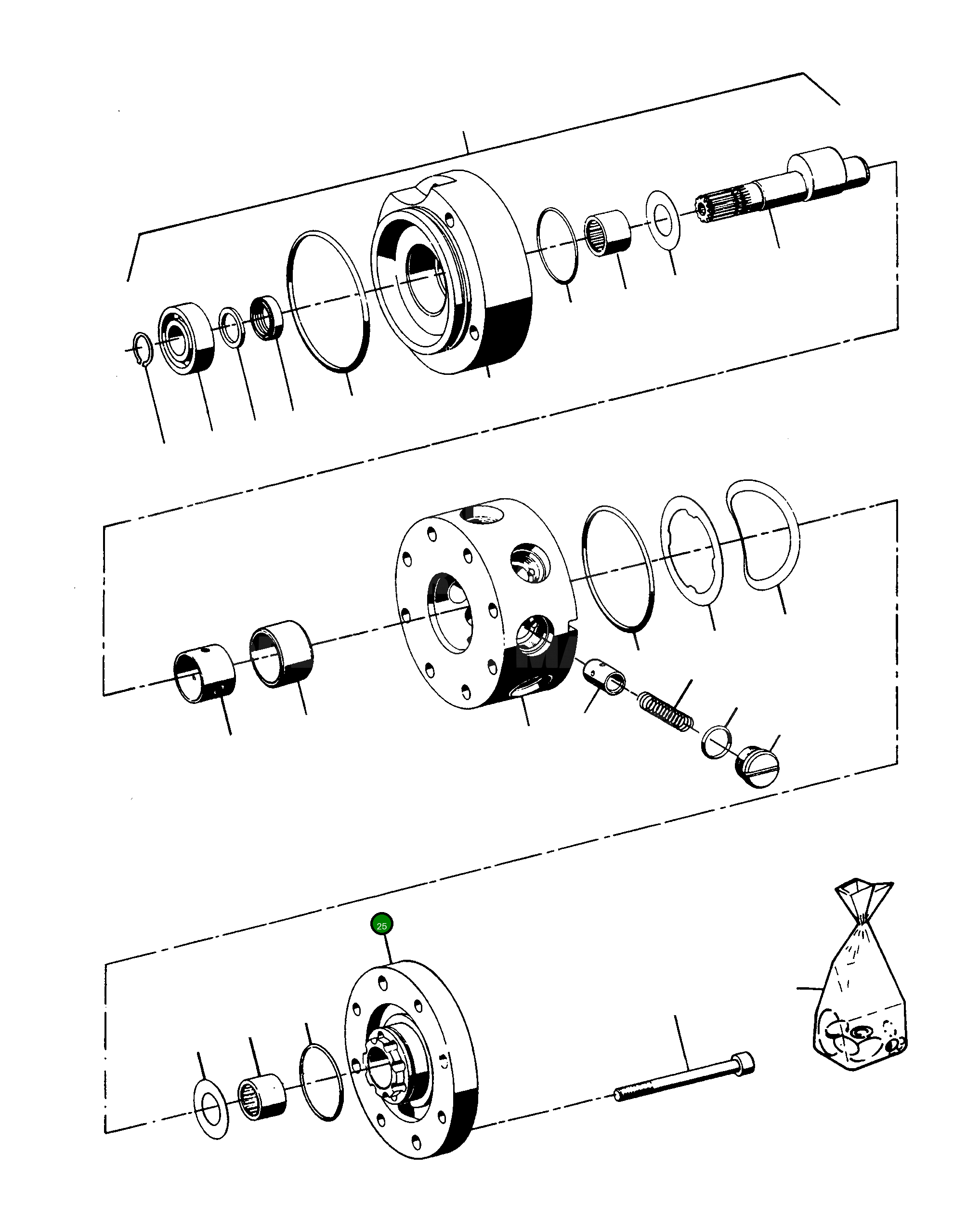 Крышка 3229013M1  Komatsu
