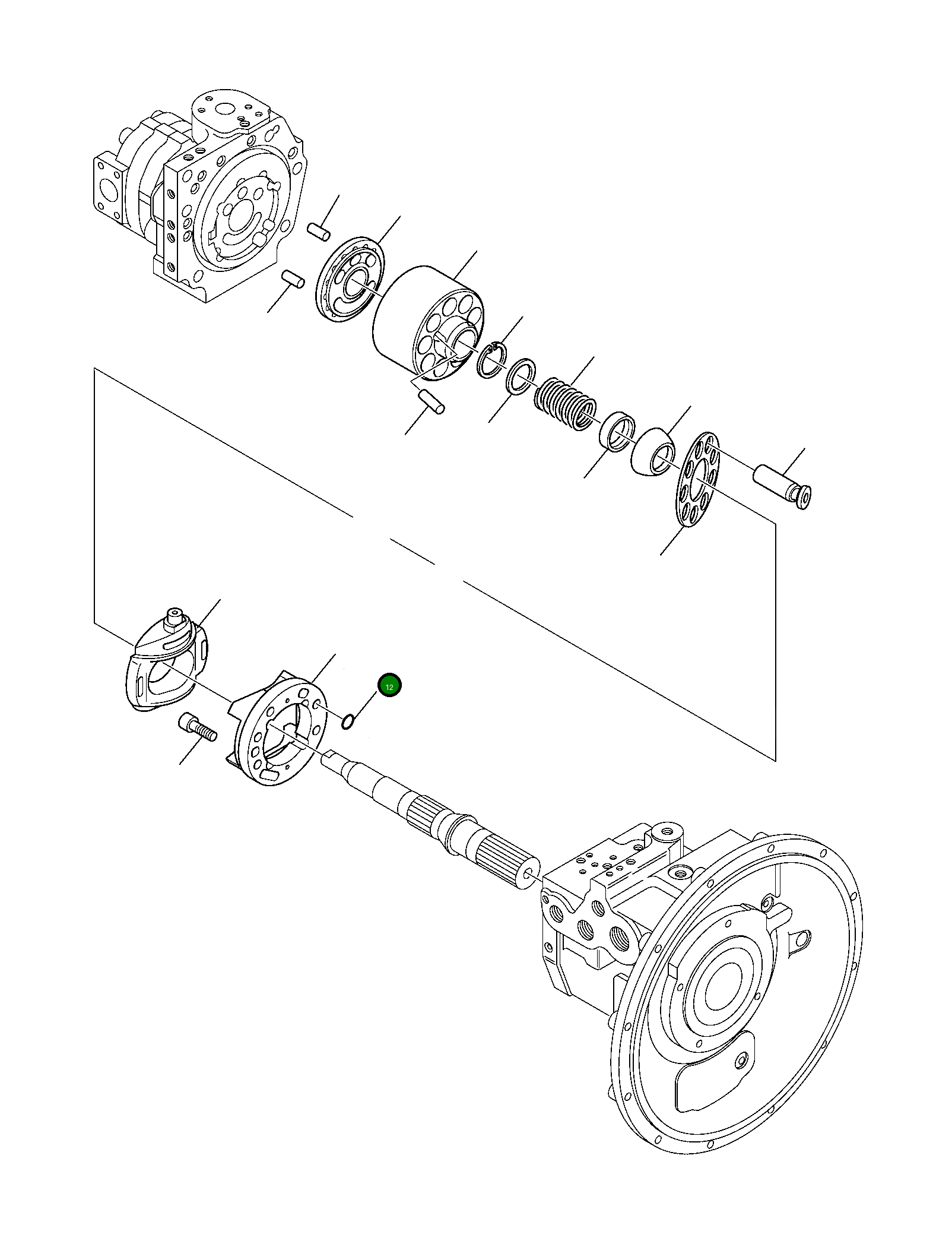 Крышка 708-2L-23880 Komatsu