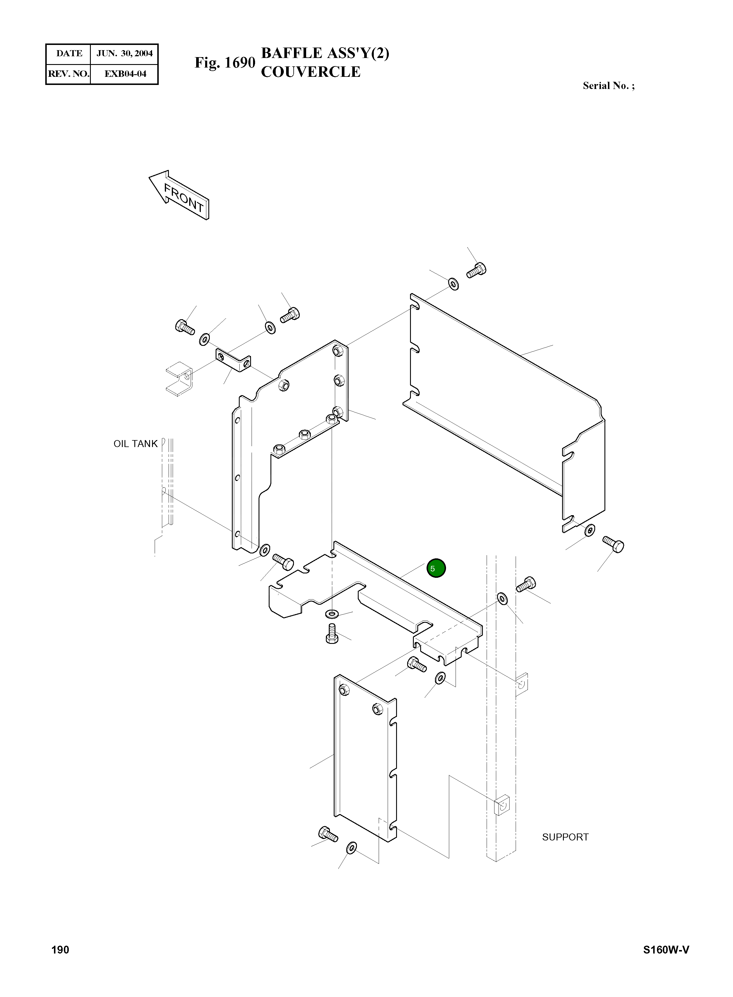 Крышка 621-02419 Komatsu