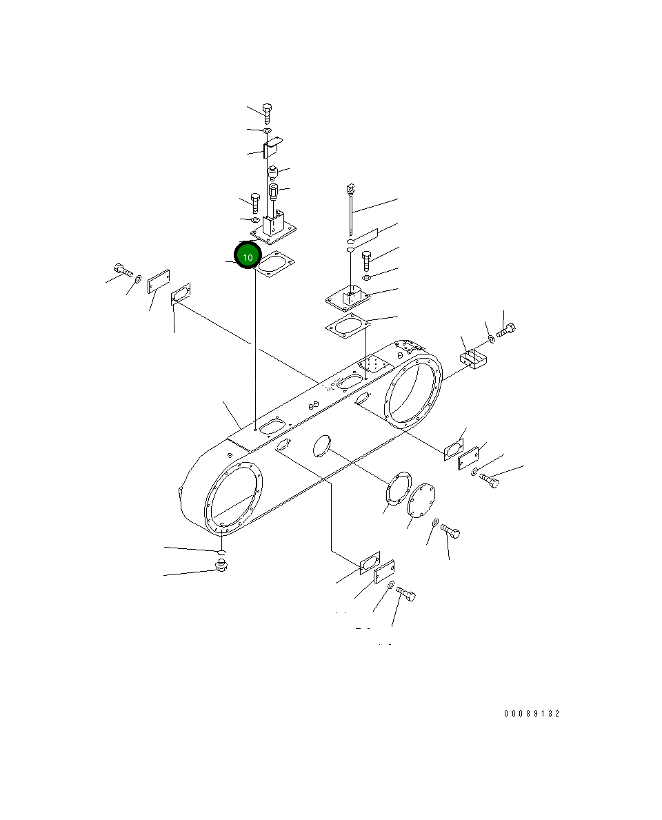 Крышка 235-25-45150 Komatsu