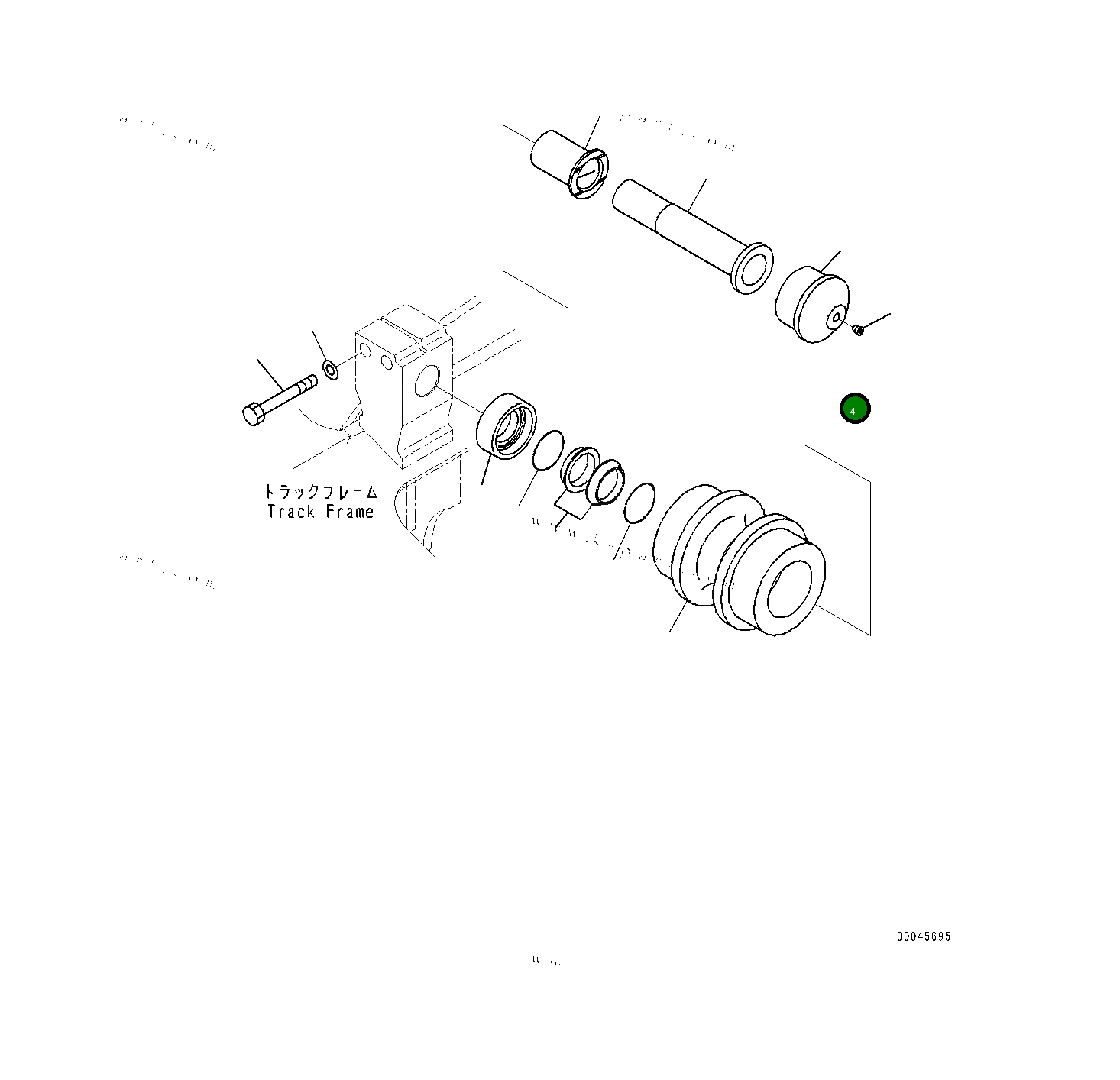 Крышка 20Y3043240 Komatsu