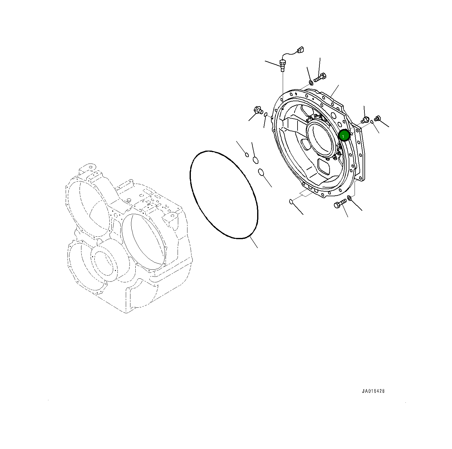 Крышка 561-13-73112 Komatsu