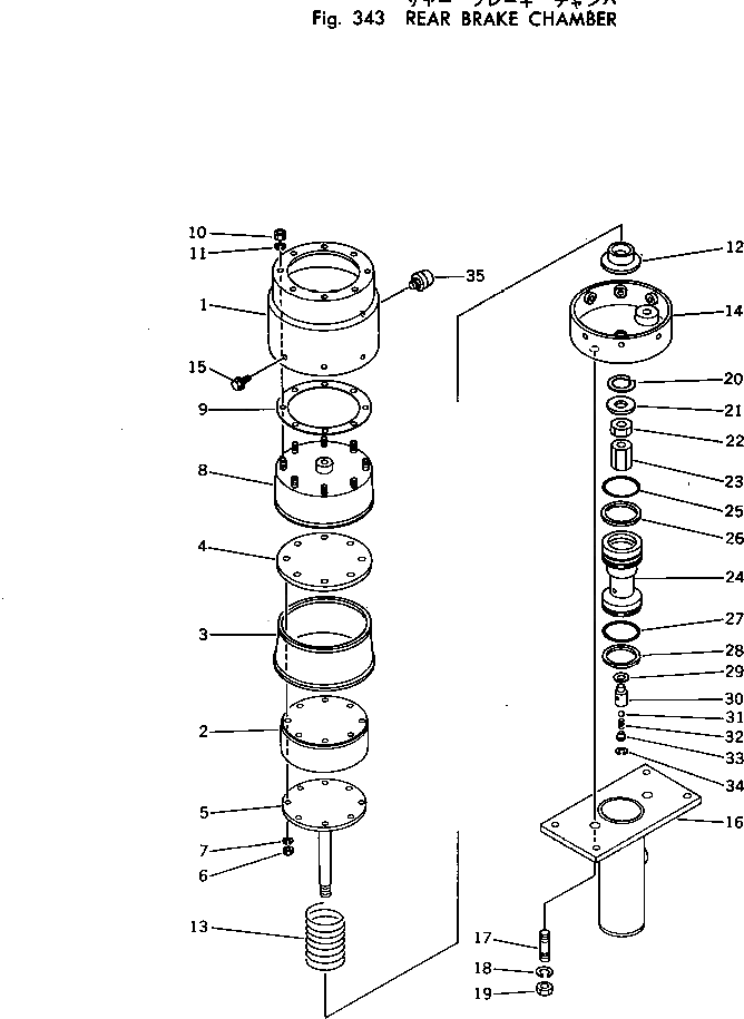 Кольцо 566-35-43290  Komatsu