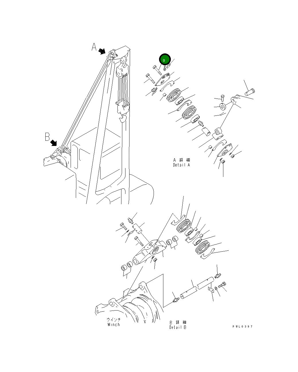 Болт 176-70-43170 Komatsu