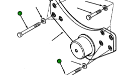 Болт 1246 264 H1 Komatsu